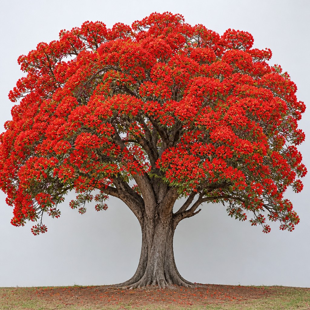 Flame Bottle Tree